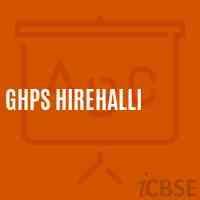 Ghps Hirehalli Middle School Logo