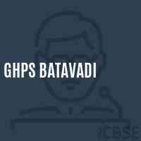 Ghps Batavadi Middle School Logo