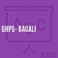Ghps- Bagali Middle School Logo