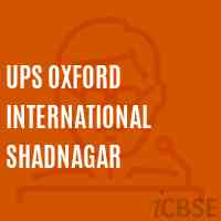 Ups Oxford International Shadnagar Middle School Logo