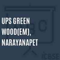 Ups Green Wood(Em), Narayanapet Middle School Logo
