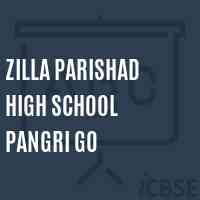 Zilla Parishad High School Pangri Go Logo