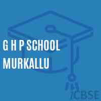 G H P School Murkallu Logo