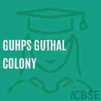 Guhps Guthal Colony Middle School Logo