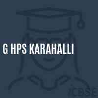 G Hps Karahalli Middle School Logo