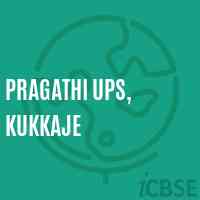 Pragathi Ups, Kukkaje Middle School Logo