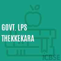 Govt. Lps Thekkekara Primary School Logo