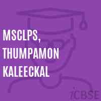 Msclps, Thumpamon Kaleeckal Primary School Logo