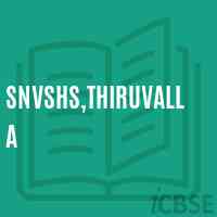 Snvshs,Thiruvalla Secondary School Logo