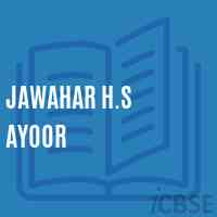 Jawahar H.S Ayoor School Logo