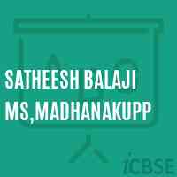Satheesh Balaji Ms,Madhanakupp Senior Secondary School Logo