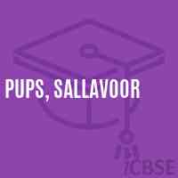 Pups, Sallavoor Primary School Logo