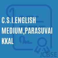 C.S.I.English Medium,Parasuvaikkal Primary School Logo