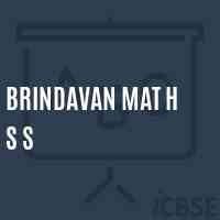 Brindavan Mat H S S Secondary School Logo