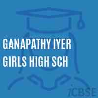 Ganapathy Iyer Girls High Sch Secondary School Logo
