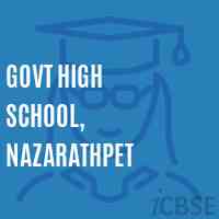 Govt High School, Nazarathpet Logo