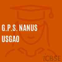 G.P.S. Nanus Usgao Primary School Logo