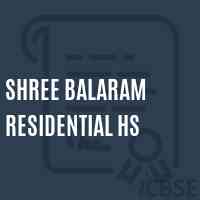 Shree Balaram Residential Hs Secondary School Logo