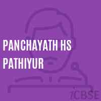 Panchayath Hs Pathiyur Secondary School Logo