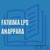 Fathima Lps Anappara Primary School Logo