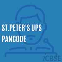 St.Peter'S Ups Pancode Upper Primary School Logo