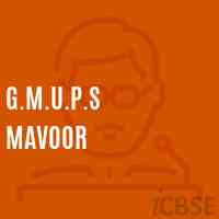 G.M.U.P.S Mavoor Middle School Logo