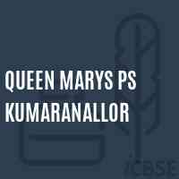 Queen Marys Ps Kumaranallor Secondary School Logo