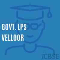Govt. Lps Velloor Primary School Logo