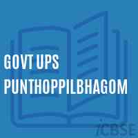 Govt Ups Punthoppilbhagom Middle School Logo