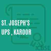 St. Joseph'S Ups , Karoor Upper Primary School Logo