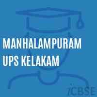Manhalampuram Ups Kelakam Middle School Logo