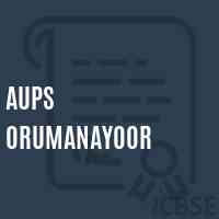 Aups Orumanayoor Middle School Logo