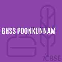 Ghss Poonkunnam Senior Secondary School Logo