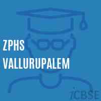 Zphs Vallurupalem Secondary School Logo