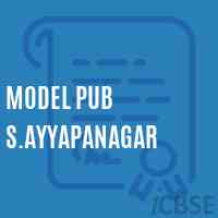 MODEL Pub S.Ayyapanagar Secondary School Logo