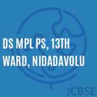 Ds Mpl Ps, 13Th Ward, Nidadavolu Primary School Logo