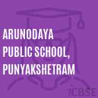 Arunodaya Public School, Punyakshetram Logo