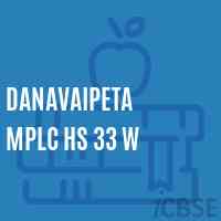 Danavaipeta Mplc Hs 33 W Secondary School Logo