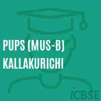 Pups (Mus-B) Kallakurichi Primary School Logo