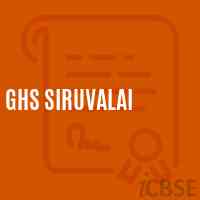 Ghs Siruvalai Secondary School Logo