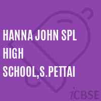 Hanna John Spl High School,S.Pettai Logo