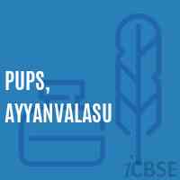 Pups, Ayyanvalasu Primary School Logo