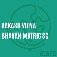 Aakash Vidya Bhavan Matric Sc Senior Secondary School Logo