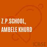 Z.P.School, Ambele Khurd Logo