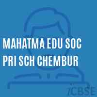 Mahatma Edu Soc Pri Sch Chembur Primary School Logo