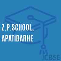 Z.P.School, Apatibarhe Logo