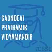 Gaondevi Prathamik Vidyamandir Middle School Logo