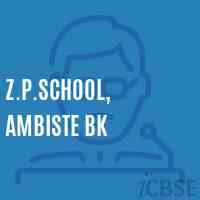 Z.P.School, Ambiste Bk Logo