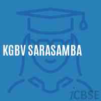 Kgbv Sarasamba Middle School Logo
