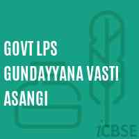 Govt Lps Gundayyana Vasti Asangi Primary School Logo